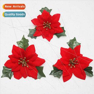 New red Christmas flowers Christmas e decorations hanging Ch