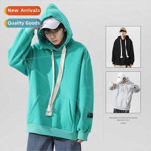 big fall sweater hooded webbing set high American new 2022