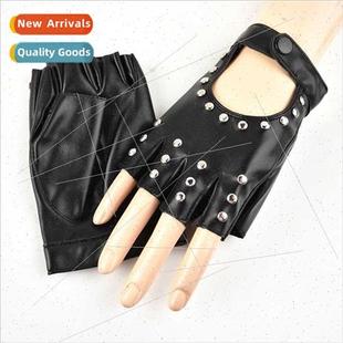 nail fashion finger gloves half willow hollow Permance