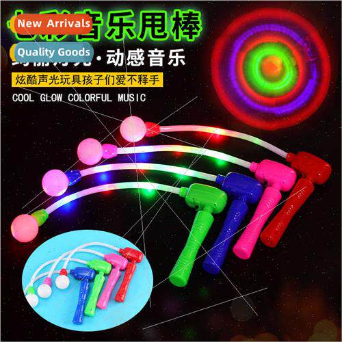 new colorful light-up music swinging stick flash stick/shaki