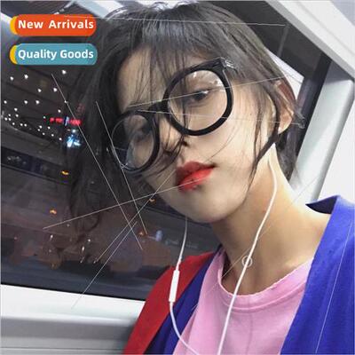 black thick frame simple wild Arts lazy vegetarian concave m