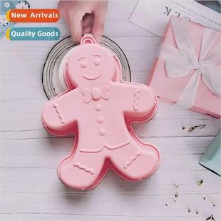 Snowman Cake Molds Dessert licone Bread Big