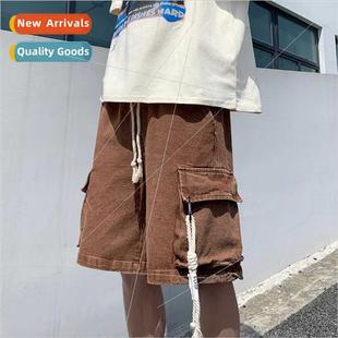 2023 Harajuku new jeans summer nd five-minute pants fashion