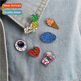 Heart Strawberry Ice Brain Pineapple Eye Fru Jewelry Fries