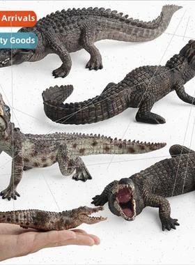 PVC simulation wild crocodile animal model toys a variety an