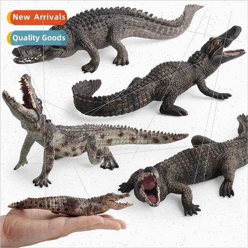 PVC simulation wild crocodile animal model toys a variety an