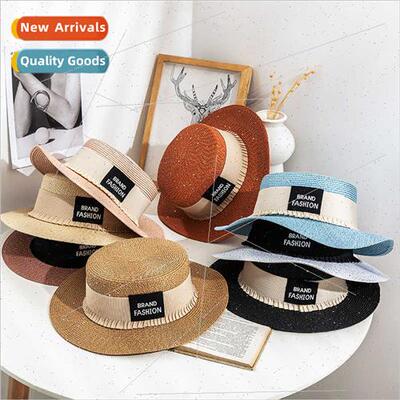Hat female Hepburn celebry small fragrant wind webbing straw