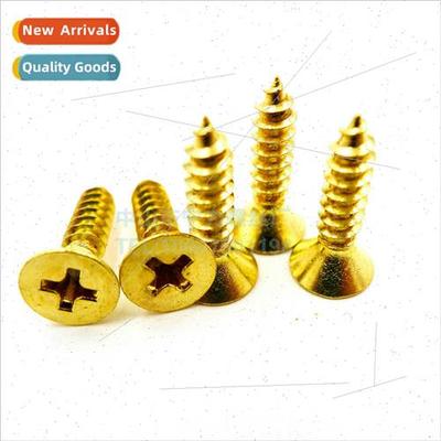 M2M3M3.5 Brass wood screws Cross tapping brass screws Brass