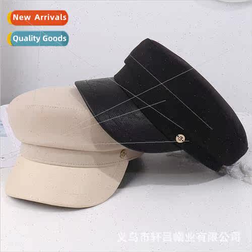 Spring Autumn retro matching flat cap female Brish casual fa