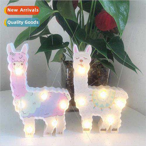 led painted alpaca modeling lamp room modeling decorative la