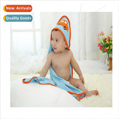 Baby Hooded Bath Towel 3pcs cotton wool cartoon bath towel h