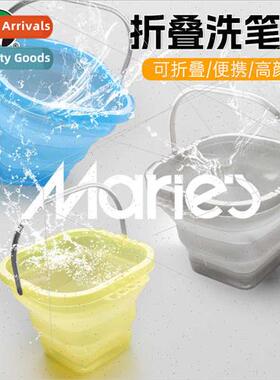 Expandable Portable Pen Washers Portable Folding Bucket Mult