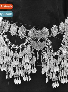 Bohemian ethnic waist hanging ehead chain dual-use jewelry a