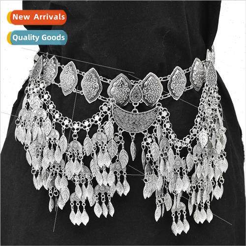 Bohemian ethnic waist hanging ehead chain dual-use jewelry a