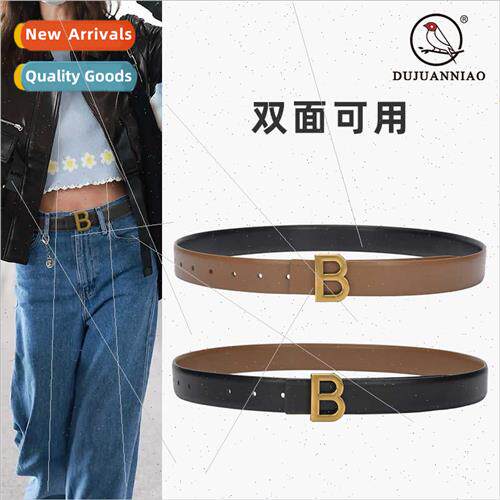 Ms. cowhide leather belt jeans belt decorative su dresses su
