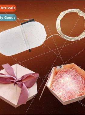 Open lid immediately light up gift box light good things hap