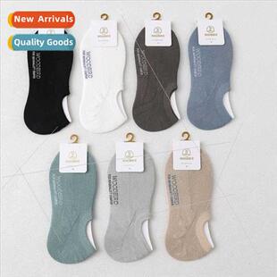 Spring summer new mesh socks men solid color cotton breathab