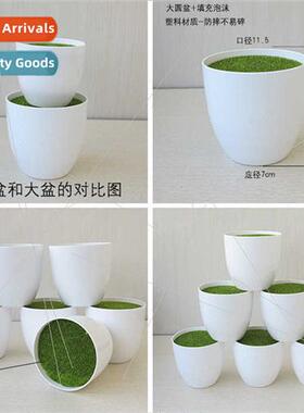 Balcony Environmental Flower Pot Balcony Vegetable Pot Round