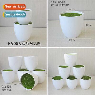 Balcony Environmental Flower Pot Balcony Vegetable Pot Round
