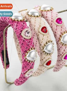 Temperament Valentine Day headband female fashion heart-shap