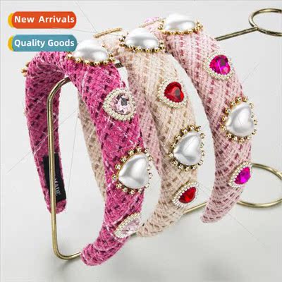 Temperament Valentine Day headband female fashion heart-shap