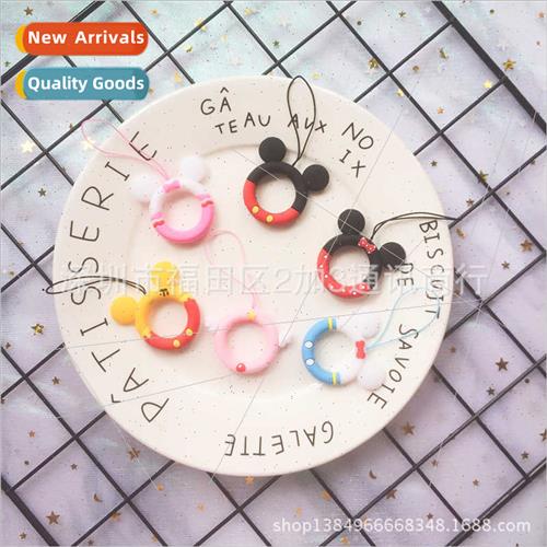 Modeling cell phone lanyard donut cartoon cute cell phone ro