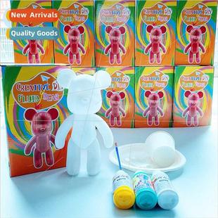 Parent Handmade Child Toys Fluid Painting Bear