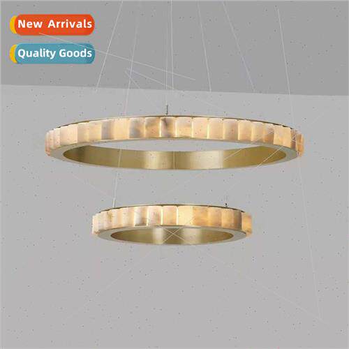 New Chinese chandelier light luxury ring living room villa d
