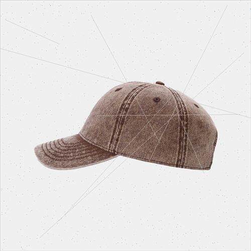 Fried snowflake washed baseball cap stone grinding do old su