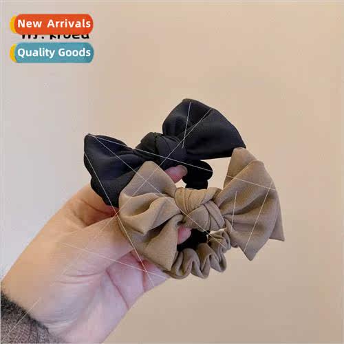 cute girl  bow versatile ponytail hair band head tie jewelry