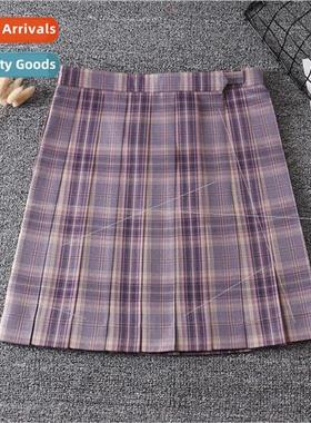 Japan Academy High Waisted Plaid Kaguya Hime Skirt JK Unim S