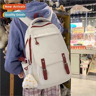 schoolbag female tide ins fashion wind bag Korea shoulder