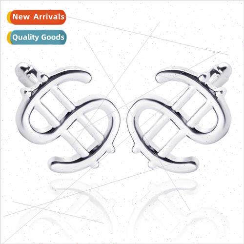 New Coin Currency  Cufflinks Fashion Men Afternoon Cufflinks