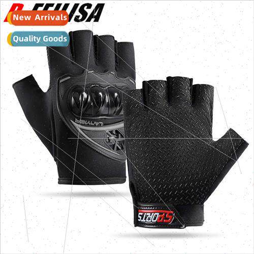 Riding sun motorcycle half-finger gloves men summer seasons