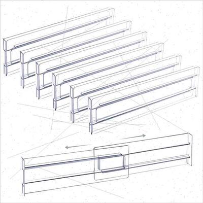 Drawer Storage Divider Organizer Compartment Board  Expandab