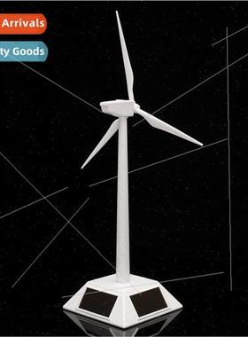 2-in-1 Solar Wind Turbine Model  Stand Windmill Educational