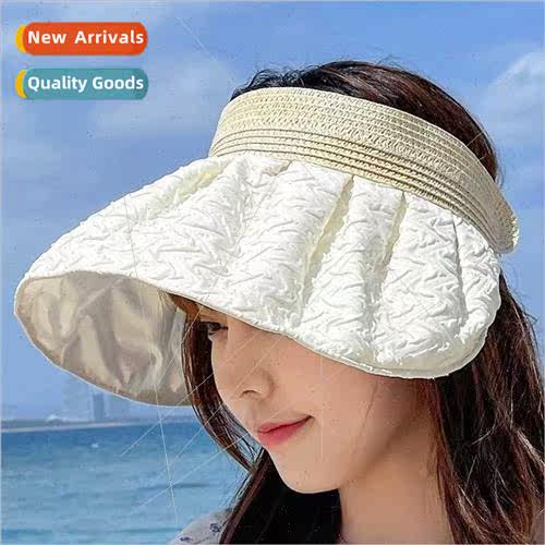 Hollow top hat women summer outdoor leisure versatile sunscr