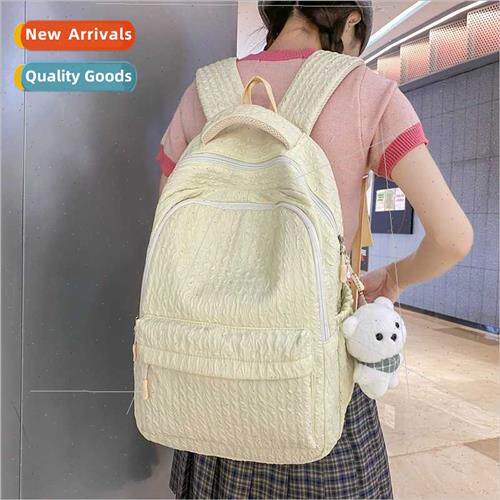 New middle school students schoolbag female Korean campus so