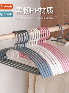10 -marking -slip hangers plastic clothes rack half round wi