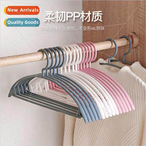10 -marking -slip hangers plastic clothes rack half round wi