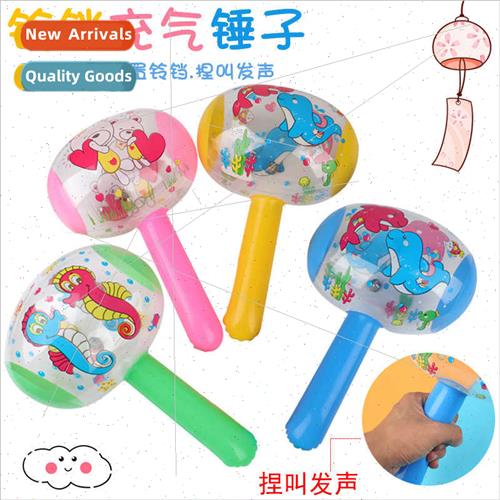 Cartoon inflatable hammer toys trumpet hammer wh bell hammer