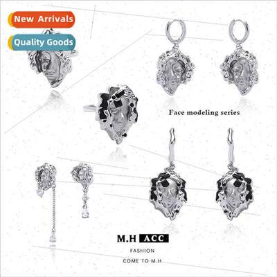 Face Mask Rings Women Spice Girls Open Rings Europe Trend Hu