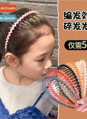 Children hair bands teeth -slip hair bands girls broken hair