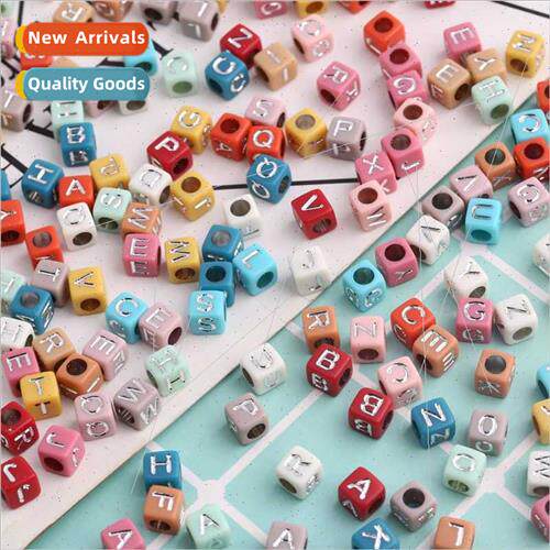 diy children early education beads acrylic loose beads alpha