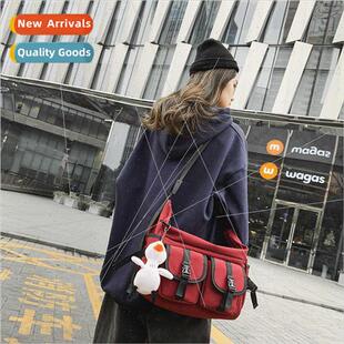 Workwear bag men crossbody ins Japan messenger bag students