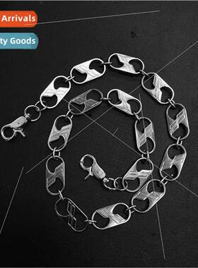 21 years new we11done metal tide waist chain high set nd men