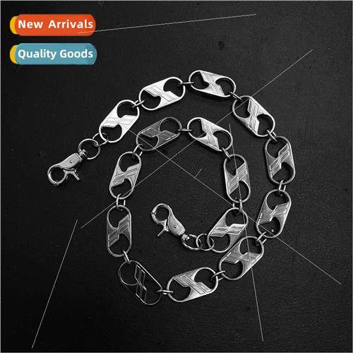 21 years new we11done metal tide waist chain high set nd men