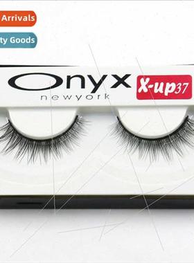 Xup37# Cross Eyelash Cotton Stem Eyelash Handmade Pair False