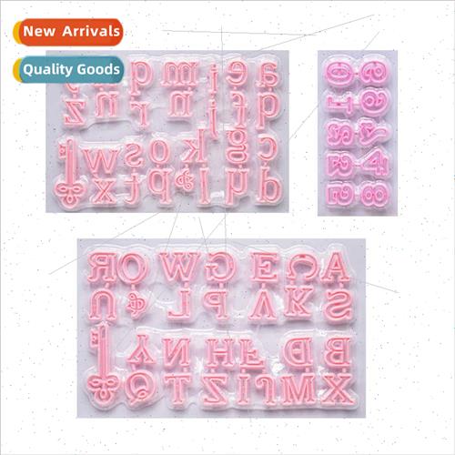 DIY Baking Tools Alphanumeric Stamping Mould Series Flip Cho