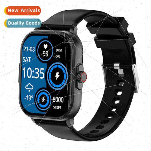 New E02 Bluetooth Talk Smart Watch ECG ECG ECG Blood Glucose